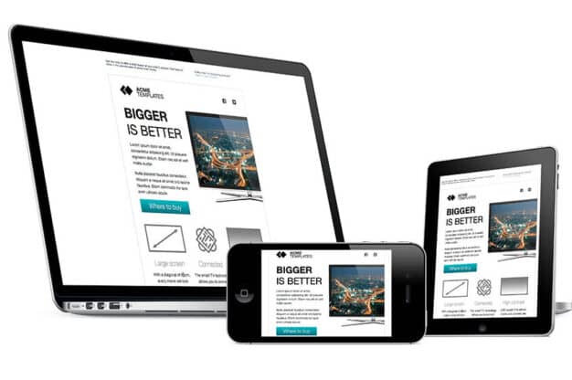 Responsive pagina's